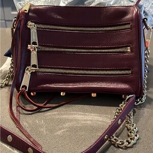 Maroon Rebecca Minkoff Crossbody Bag